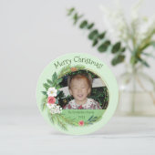 ラウンド フローラル エレガンス フォト クリスマス (スタンド正面)