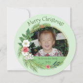ラウンド フローラル エレガンス フォト クリスマス (正面)