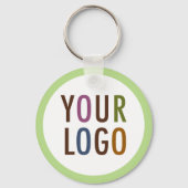ラウンド・プロモーション・キーチェーン会社のロゴ最小なし キーホルダー (正面)