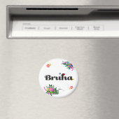 ラウンド Aesthetic Filipino Bruha (タガログスラング) マグネット (インサイチュ (食洗機))