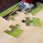 ラウンドBarn Oklahoma。 ジグソーパズル (側面)