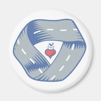 ラウンドCRロードロゴマグネット マグネット