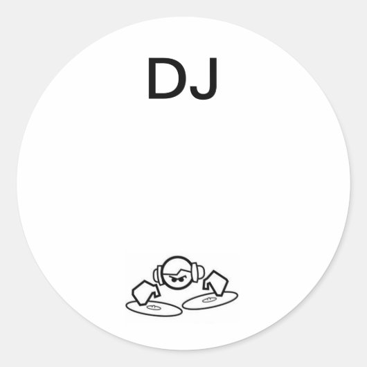 ラウンドDJスタンプ ラウンドシール (正面)