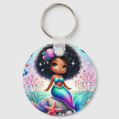 ラウンドEマーメイズマーメイドキーチェーン キーホルダー (裏面)