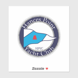 ラウンドHPYCロゴビニールステッカー シール