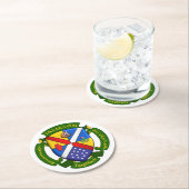 ラウンドJamFam Coster-3 ラウンドペーパーコースター (インサイチュ)