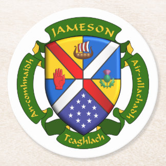 ラウンドJamFam Coster-3 ラウンドペーパーコースター