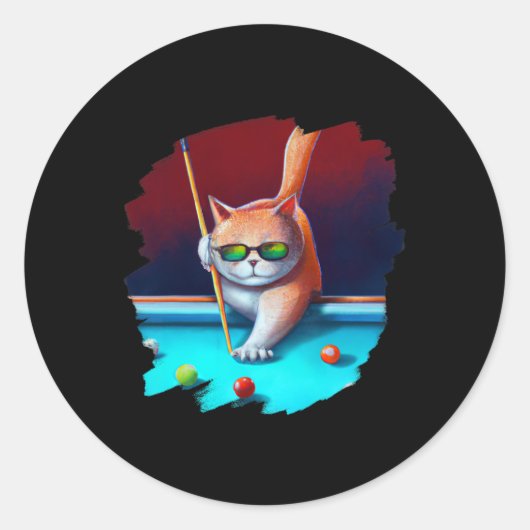 ラウ遊ンジCaでのCatのプールクールビリおもしろいヤード ラウンドシール (正面)