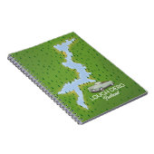 ラウ・ダグ・アイルランドの地図 ノートブック (右側)