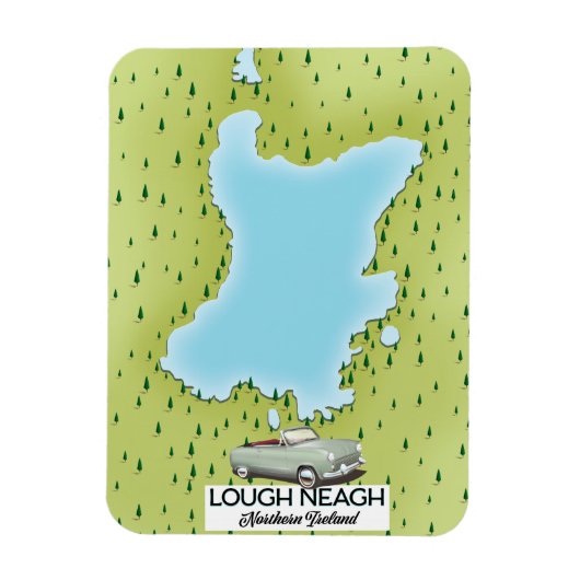 ラウ・ネアグ北アイルランド マグネット (縦)