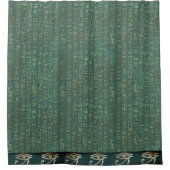 ラエジプト象形文字シックの目 シャワーカーテン (正面)