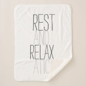 ラエダンレスト刺激を受けたアンドくつろぎ シェルパブランケット (正面)