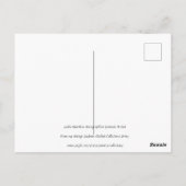 ラエリアキサンティーナヴィンテージイエローリンデニアオーキッド ポストカード (裏面)