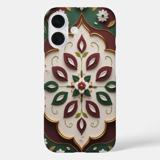 ラエレガントンゴリインスパイアフローラKolam iPhoneケース Case-Mate iPhoneケース (裏面)