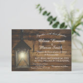 ラエレガントン素朴タンラ結婚イツカード 招待状 (スタンド正面)