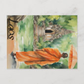 ラオスのはがき ポストカード (正面)