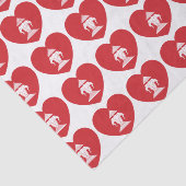 ラオスのエラワン3頭象ハート国旗 薄葉紙 (詳細)