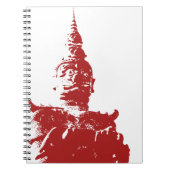 ラオスのジャイアントガーディアン…ラオス・ビエンチャン・ブッダ・パーク ノートブック (正面)