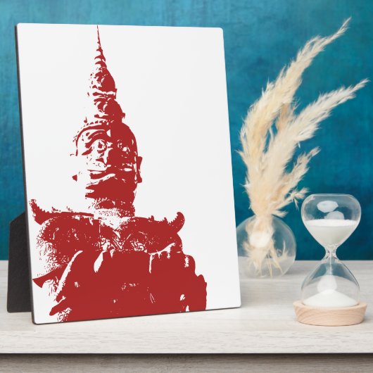 ラオスのジャイアントガーディアン…ラオス・ビエンチャン・ブッダ・パーク フォトプラーク (側面)