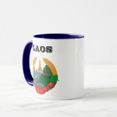 ラオスのマグ マグカップ (正面左)