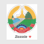 ラオスの紋章 シール (シート)