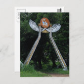 ラオスの門 ポストカード (正面/裏面)