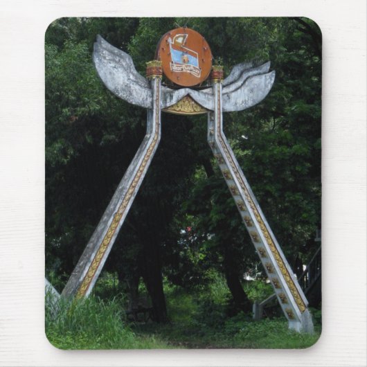 ラオスの門 マウスパッド (正面)