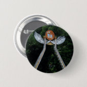 ラオスの門 缶バッジ (正面&裏面)