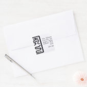 ラオスの「全能」印 スクエアシール (封筒)