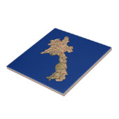 ラオスマップタイル タイル (側面)