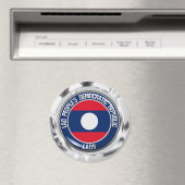 ラオス丸エンブレム マグネット (インサイチュ (食洗機))