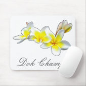ラオス人の花DOK CHAMPA -プルメリアRUBRA マウスパッド (マウス)