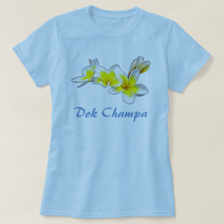ラオス人の花DOK CHAMPA -プルメリアRUBRA Tシャツ