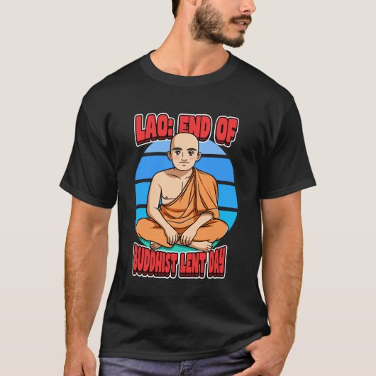 ラオス仏教雨安居終了の日 Tシャツ (正面)