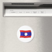 ラオス国旗マグネット マグネット (インサイチュ (食洗機))