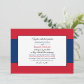 ラオス国旗結婚。 招待状 (スタンド正面)