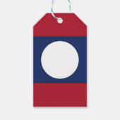 ラオス国旗 ギフトタグ (正面)