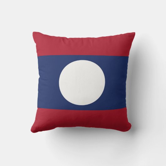 ラオス国旗 クッション (裏面)
