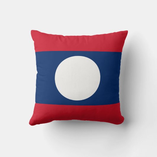 ラオス国旗 クッション (裏面)