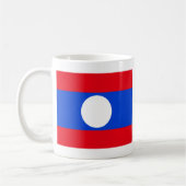 ラオス国旗 コーヒーマグカップ (左)