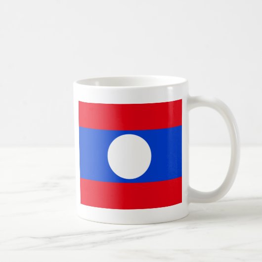 ラオス国旗 コーヒーマグカップ (右)