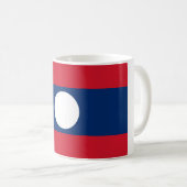 ラオス国旗 コーヒーマグカップ (正面右)