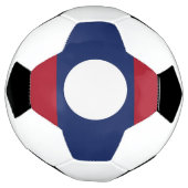 ラオス国旗 サッカーボール (回転)