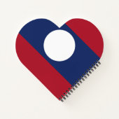 ラオス国旗 ノートブック (裏面)