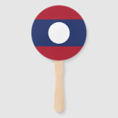ラオス国旗 ハンドファン (正面)