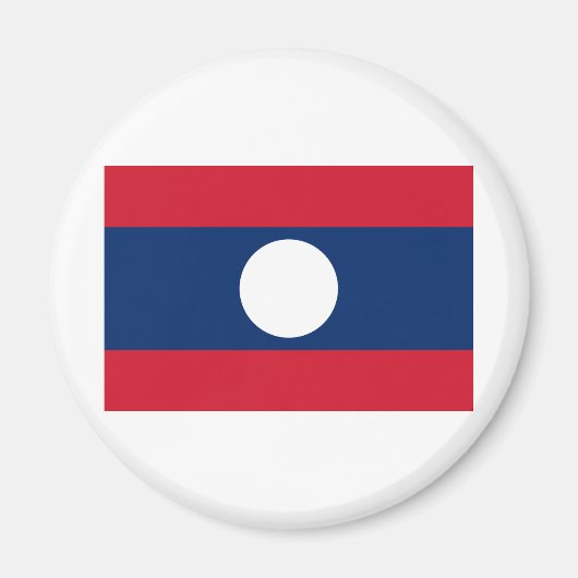 ラオス国旗 マグネット (正面)