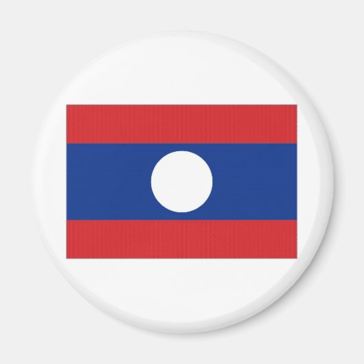 ラオス国旗 マグネット (正面)
