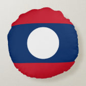 ラオス国旗 ラウンドクッション (裏面)