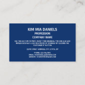 ラオス国旗、ラオス国旗 名刺 (裏面)