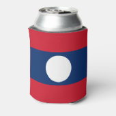 ラオス国旗 缶クーラー (缶裏面)